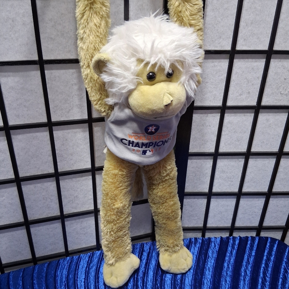 Astros Champions Plush Monkey